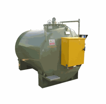 [294213W] Tanque de doble pared según UNE EN 12285, 3000L, con bomba eléctrica 70L/min