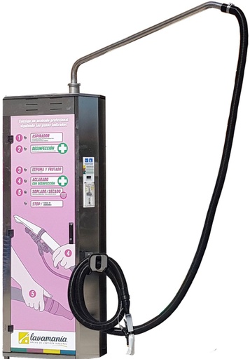 MP-2 Tapicerías - 1 Puesto: Frotado Espuma Activa + Aclarado y Aspiración húmeda